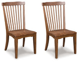 Greddinton Brown Dining Chair, Set of 2 by ASHLEY FURNITURE at Eve Furniture