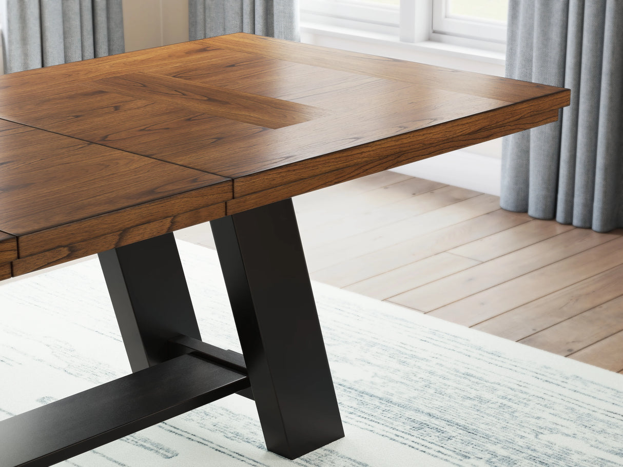 Greddinton Brown Dining Table and 4 Chairs by Ashley at Eve Furniture