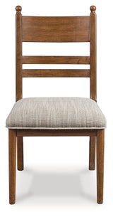Greddinton Brown Dining Upholstered Side Chair (Set of 2) by Ashley at Eve Furniture