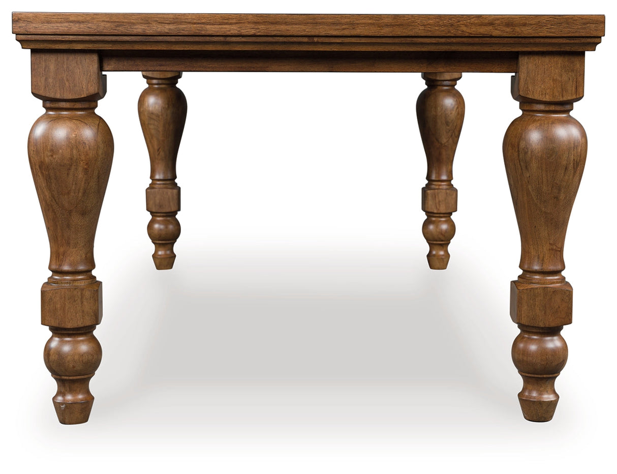 Greddinton Brown Rectangular Dining Room Table by Ashley at Eve Furniture
