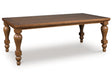 Greddinton Brown Rectangular Dining Room Table by Ashley at Eve Furniture