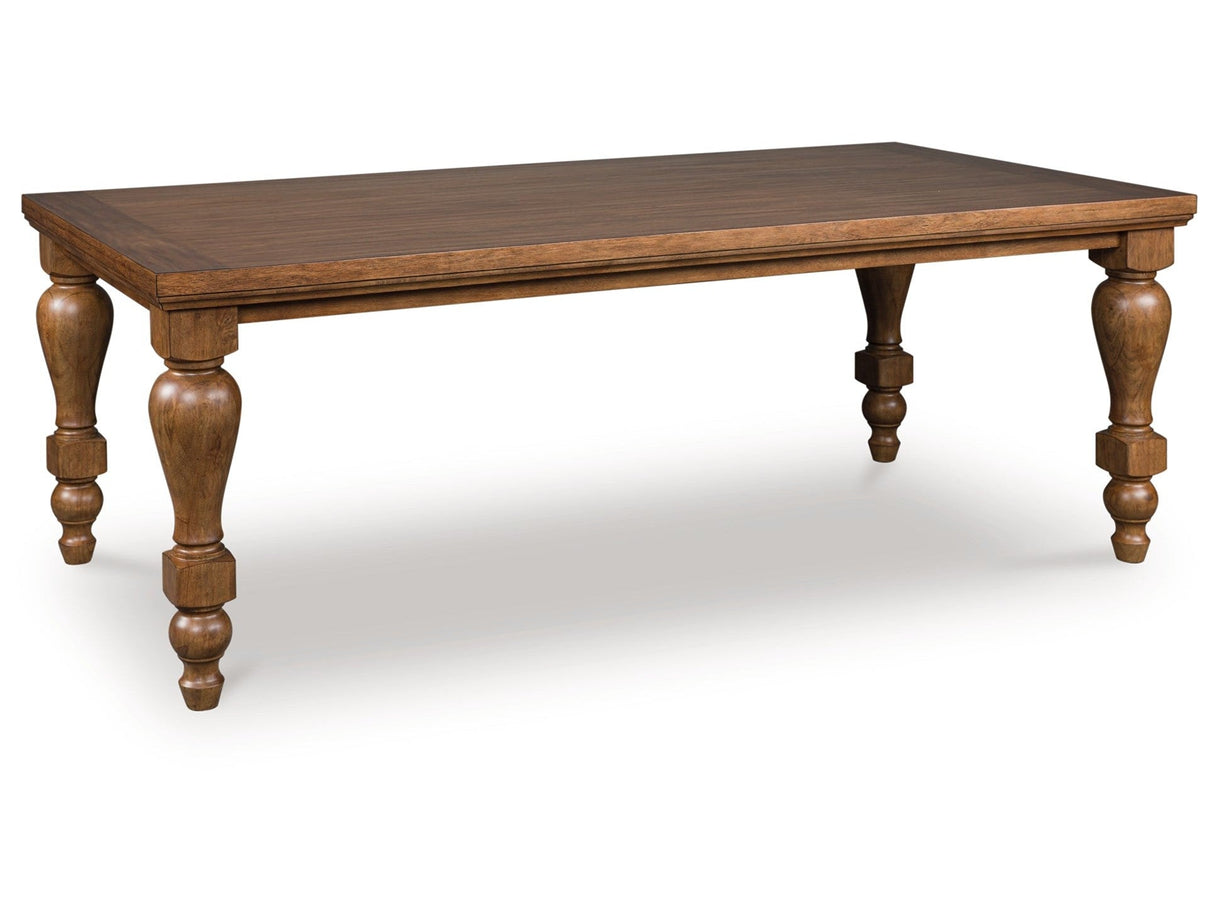 Greddinton Brown Rectangular Dining Room Table by Ashley at Eve Furniture