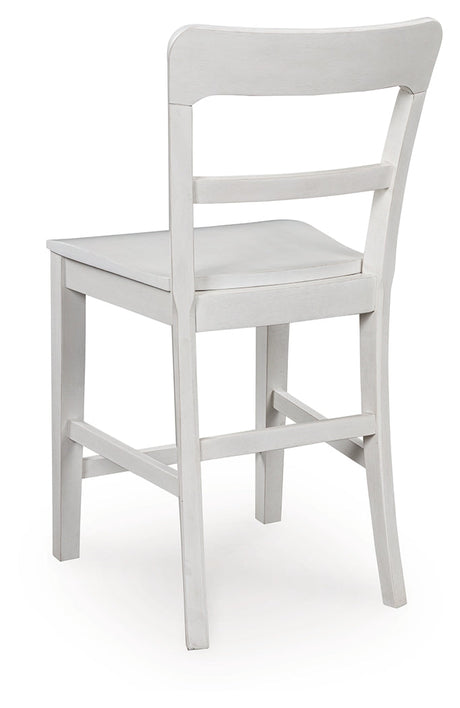 Greddinton Brown & White Counter Height Set by Ashley at Eve Furniture