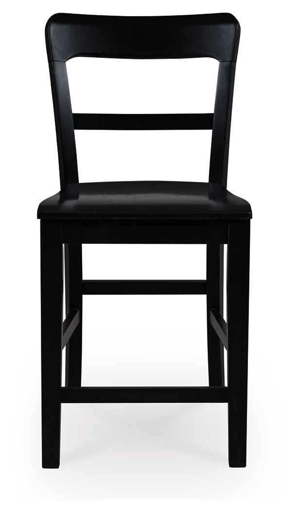 Greddinton Brown/Black Counter Height Set by Ashley at Eve Furniture