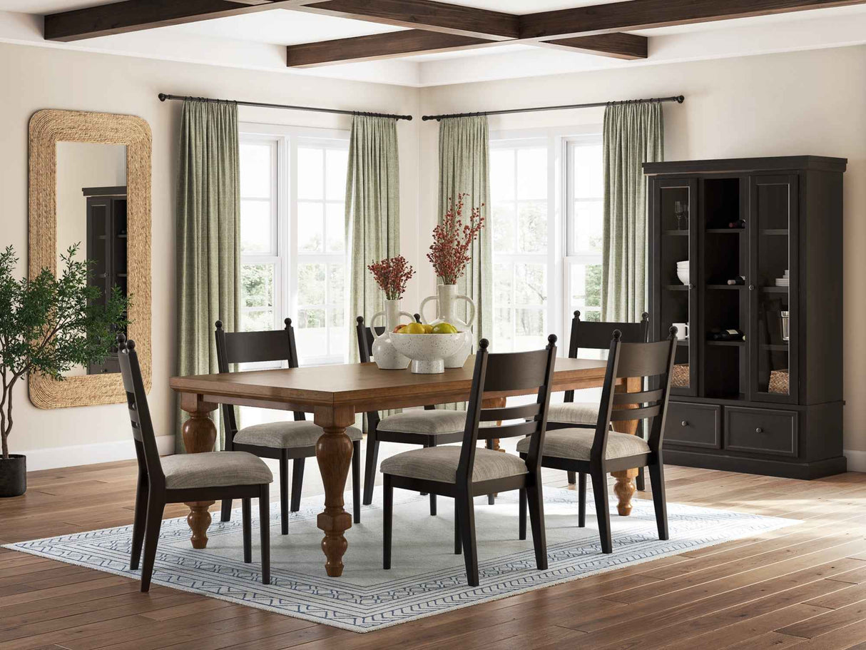 Greddinton Brown/Black Dining Room Set by Ashley at Eve Furniture