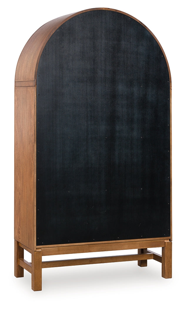 Greddinton Brown/Black Display Cabinet by Ashley at Eve Furniture