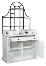 Greddinton White Baker's Rack by Ashley at Eve Furniture