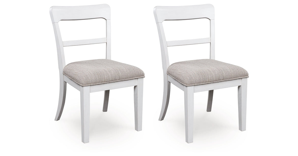 Greddinton White Dining Chair, Set of 2 by Ashley at Eve Furniture