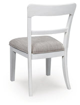 Greddinton White Dining Chair, Set of 2 by Ashley at Eve Furniture