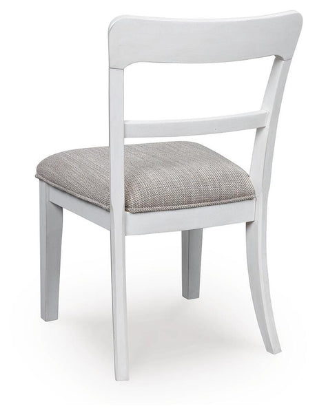 Greddinton White Dining Chair, Set of 2 by Ashley at Eve Furniture