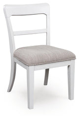 Greddinton White Dining Chair, Set of 2 by Ashley at Eve Furniture