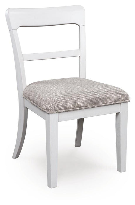 Greddinton White Dining Chair, Set of 2 by Ashley at Eve Furniture