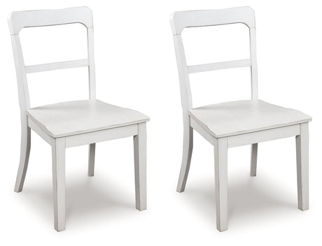 Greddinton White Dining Chair, Set of 2 by Ashley at Eve Furniture