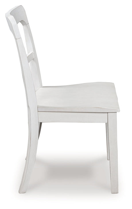 Greddinton White Dining Chair, Set of 2 by Ashley at Eve Furniture