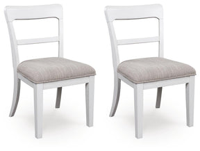Greddinton White Dining Chair, Set of 2 by Ashley at Eve Furniture