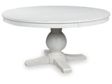 Greddinton White Dining Table by Ashley at Eve Furniture