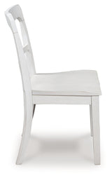 Greddinton White Dining Upholstered Side Chair (Set of 2) by Ashley at Eve Furniture