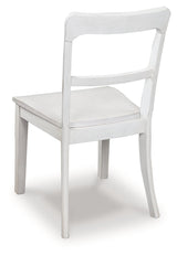Greddinton White Dining Upholstered Side Chair (Set of 2) by Ashley at Eve Furniture