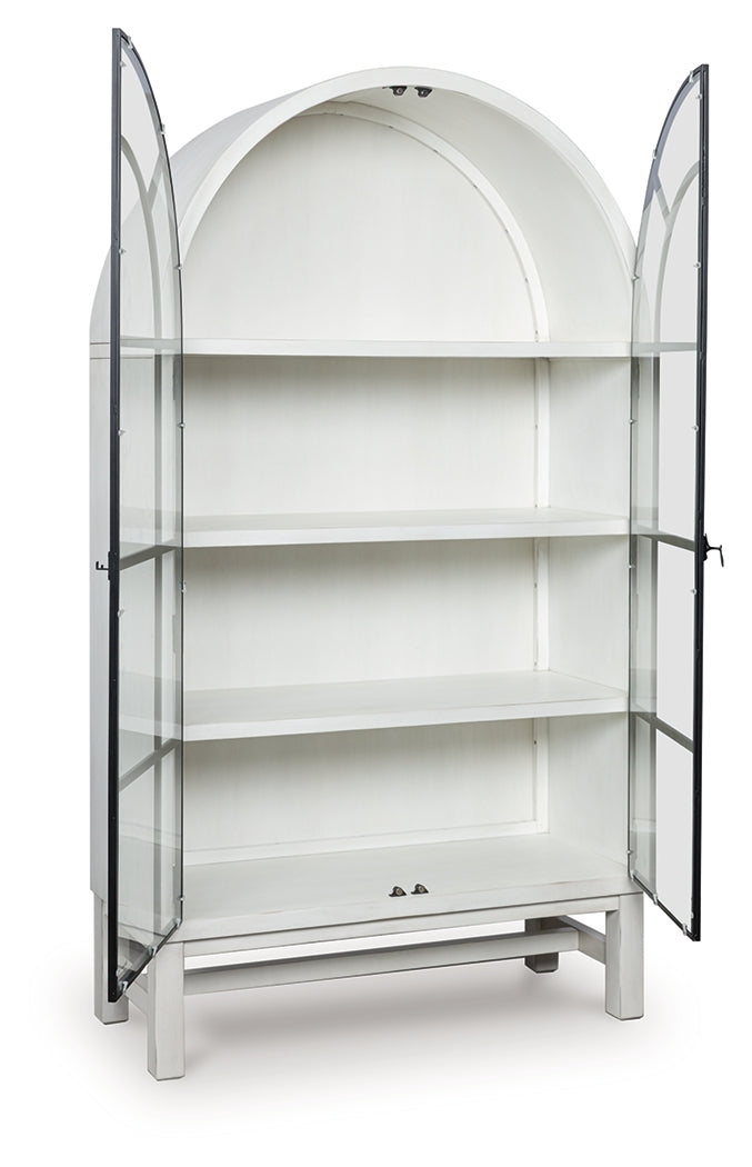 Greddinton White Display Cabinet by Ashley at Eve Furniture