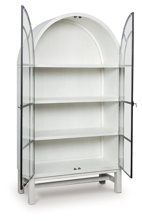 Greddinton White Display Cabinet by Ashley at Eve Furniture
