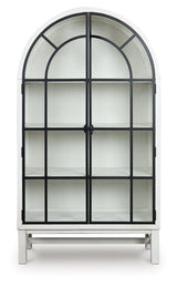 Greddinton White Display Cabinet by Ashley at Eve Furniture