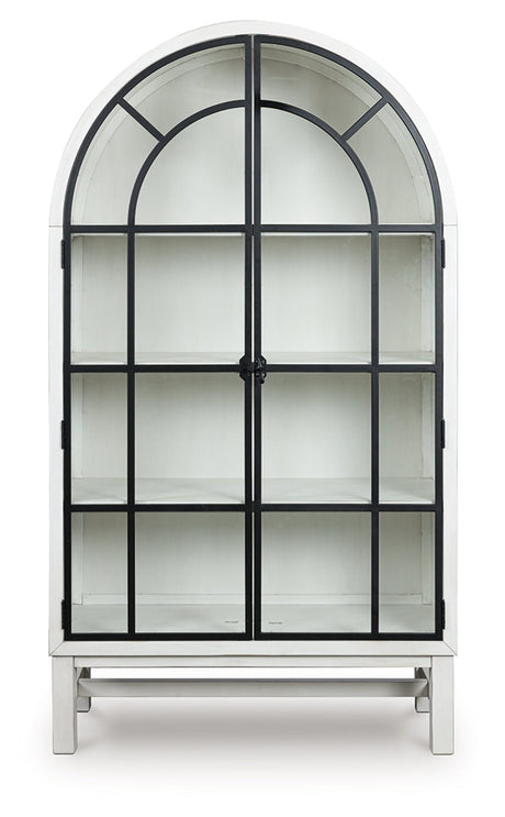 Greddinton White Display Cabinet by Ashley at Eve Furniture