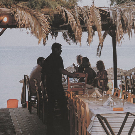 Greek Feast by Kelly Frere FramedPhoto Print Matted under Glass by Mercana at Eve Furniture