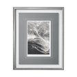 Greek Pitch I by Gabrielle Campbell a Hand Embellished Textured Framed Art Print Matted under Glass by Mercana at Eve Furniture