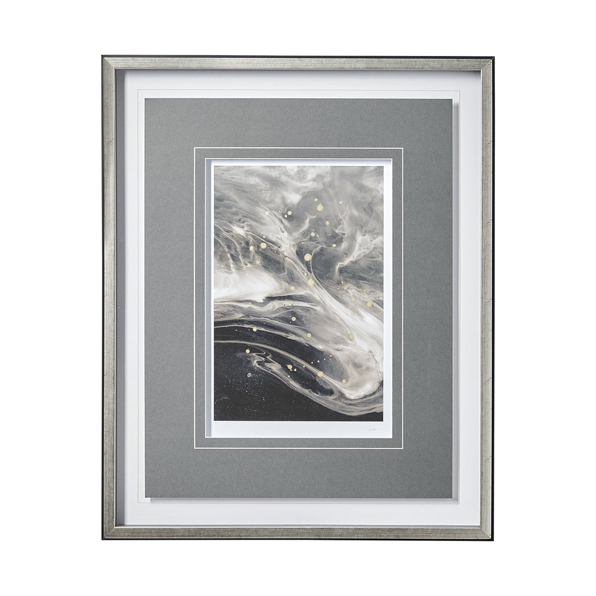 Greek Pitch I by Gabrielle Campbell a Hand Embellished Textured Framed Art Print Matted under Glass by Mercana at Eve Furniture