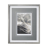 Greek Pitch I by Gabrielle Campbell a Hand Embellished Textured Framed Art Print Matted under Glass by Mercana at Eve Furniture