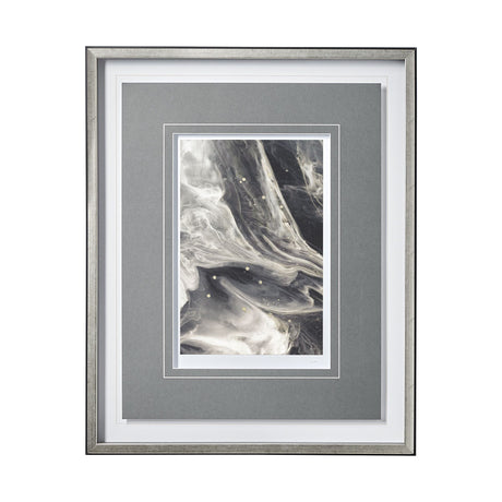 Greek Pitch II by Gabrielle Campbell a Hand Embellished Textured Framed Art Print Matted under Glass by Mercana at Eve Furniture