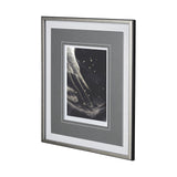 Greek Pitch III by Gabrielle Campbell Hand Embellished Textured Framed Art Print Matted under Glass by Mercana at Eve Furniture
