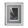 Greek Pitch III by Gabrielle Campbell Hand Embellished Textured Framed Art Print Matted under Glass by Mercana at Eve Furniture
