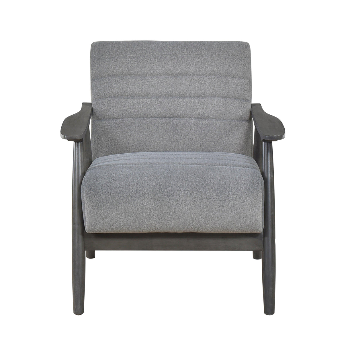 Greeley Gray Velvet Accent Chair by Homelegance at Eve Furniture