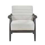 Greeley Pearl Velvet Accent Chair by Homelegance at Eve Furniture