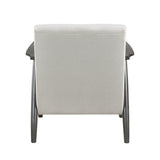 Greeley Pearl Velvet Accent Chair by Homelegance at Eve Furniture