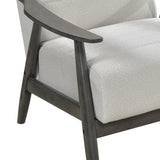 Greeley Pearl Velvet Accent Chair by Homelegance at Eve Furniture