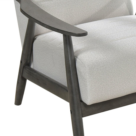 Greeley Pearl Velvet Accent Chair by Homelegance at Eve Furniture