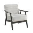 Greeley Pearl Velvet Accent Chair by Homelegance at Eve Furniture
