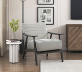 Greeley Pearl Velvet Accent Chair by Homelegance at Eve Furniture