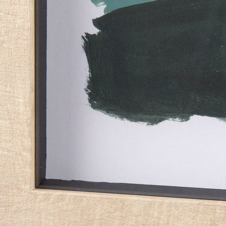 Green Desert I by Mercana Studio a Hand Embelished Textured Framed Art Print Matted under Glass by Mercana at Eve Furniture