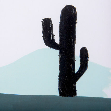 Green Desert I by Mercana Studio a Hand Embelished Textured Framed Art Print Matted under Glass by Mercana at Eve Furniture