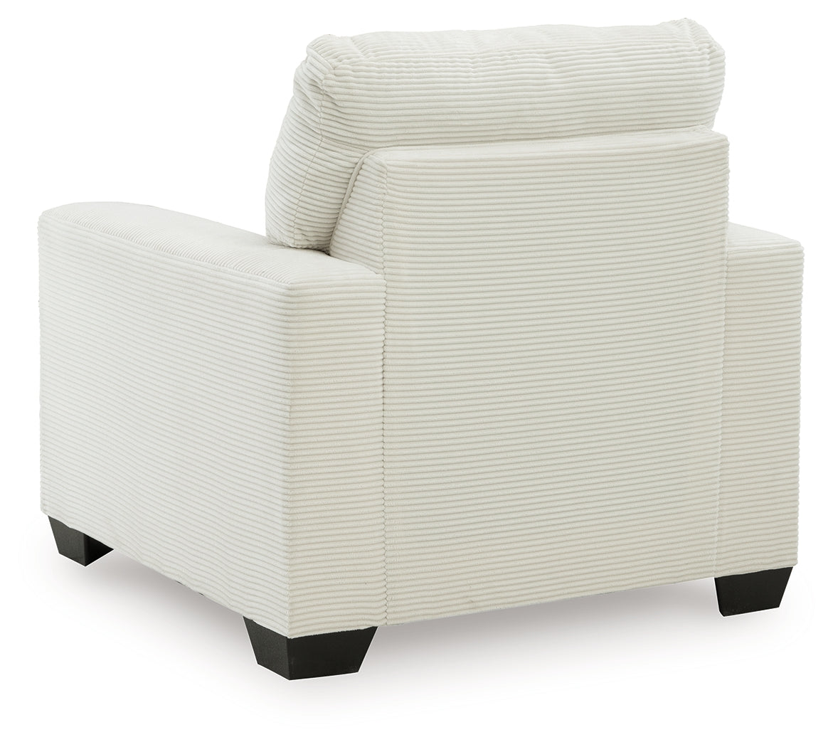 Greenbriar Ivory Chair by Ashley at Eve Furniture