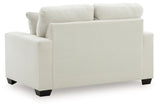 Greenbriar Ivory Loveseat by Ashley at Eve Furniture