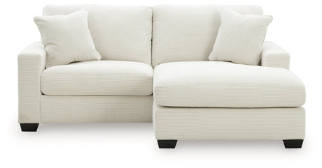Greenbriar Ivory Sofa Chaise by Ashley at Eve Furniture