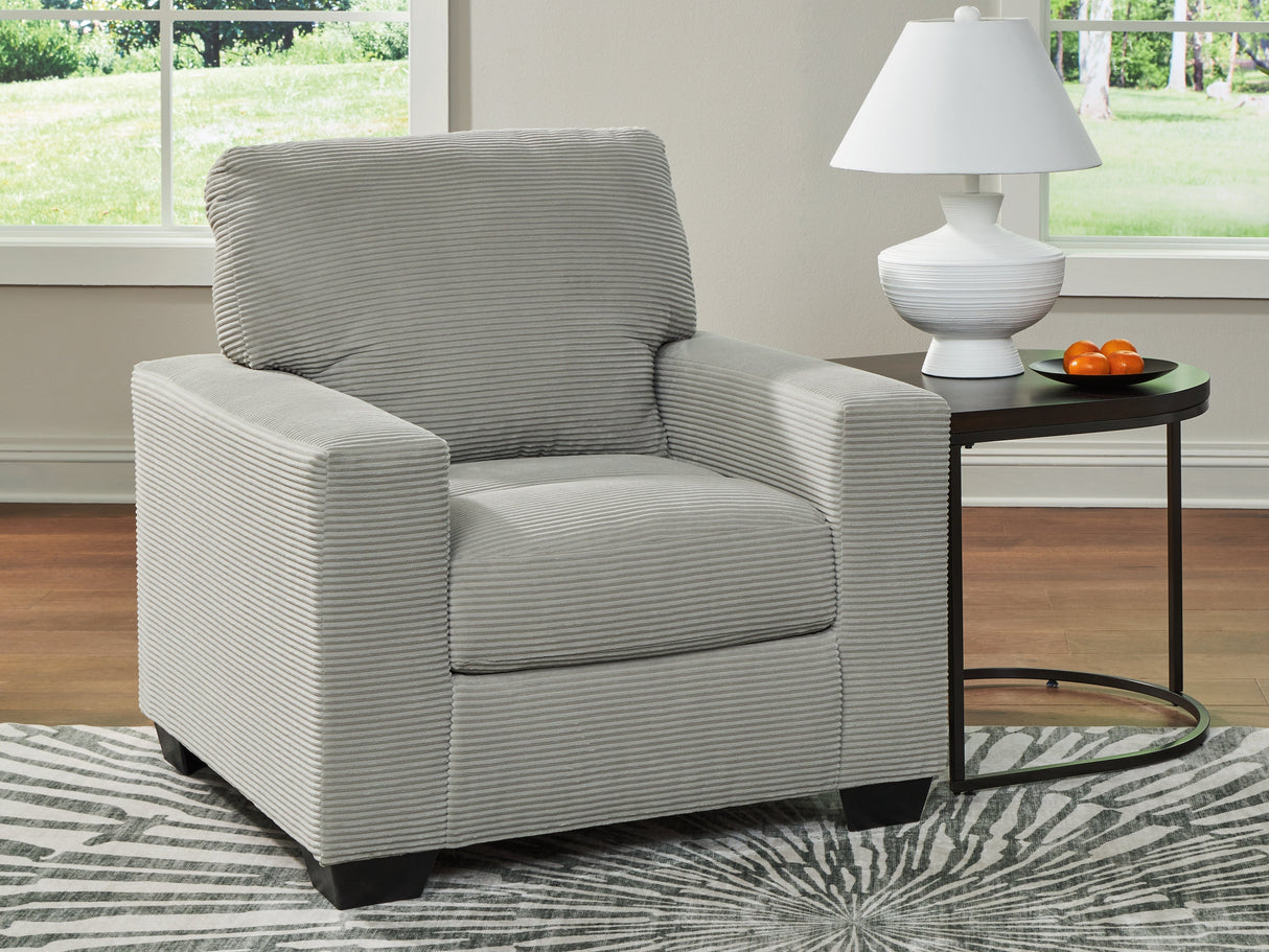 Greenbriar Smoke Chair by Ashley at Eve Furniture
