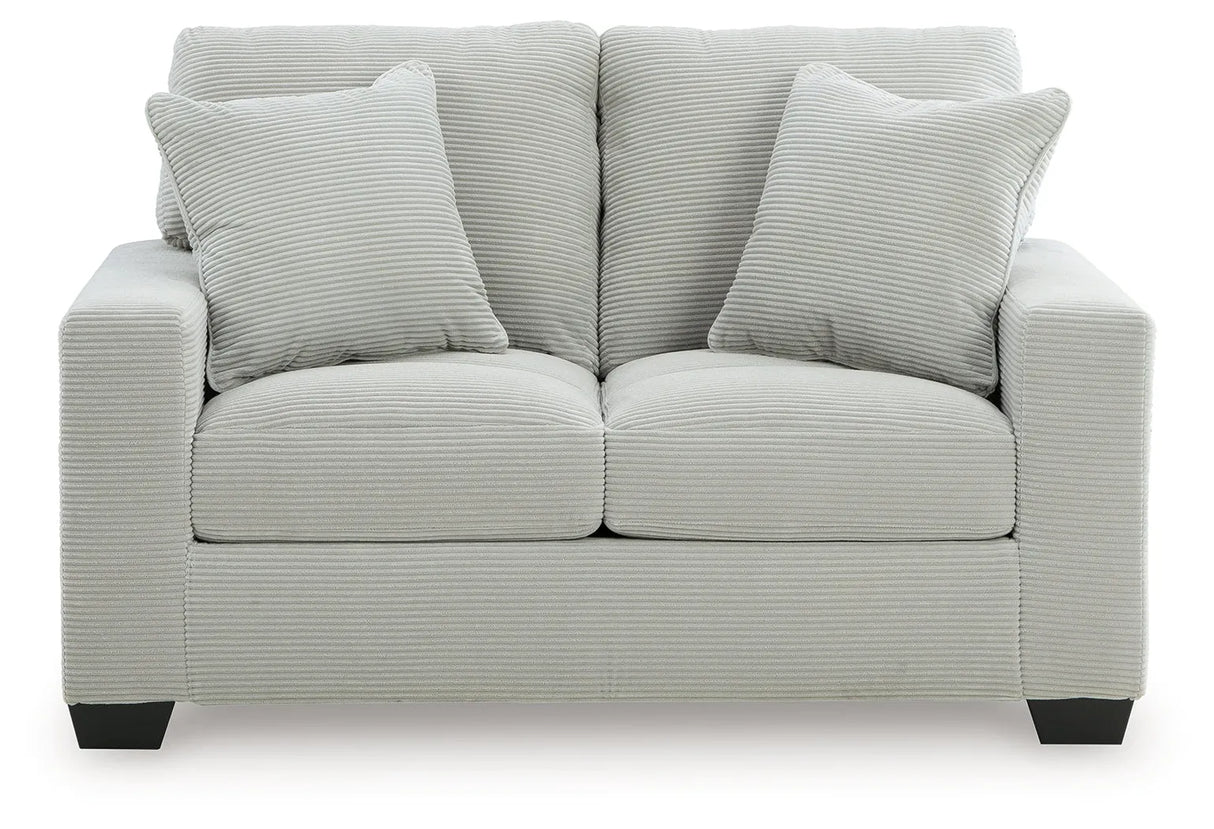 Greenbriar Smoke Sofa and Loveseat by Ashley at Eve Furniture