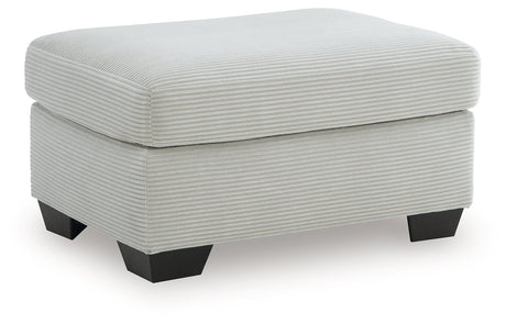 Greenbriar Smoke Ottoman by Ashley at Eve Furniture