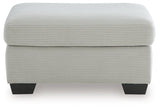 Greenbriar Smoke Ottoman by Ashley at Eve Furniture