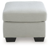 Greenbriar Smoke Ottoman by Ashley at Eve Furniture